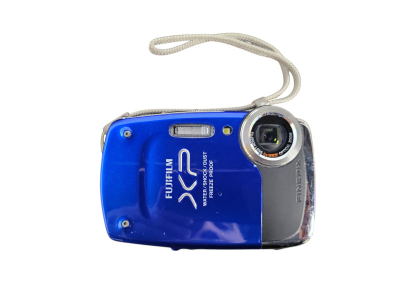 Fujifilm FinePix XP20 2.3" LCD Screen 5 X Zoom Blue Digital Camera !