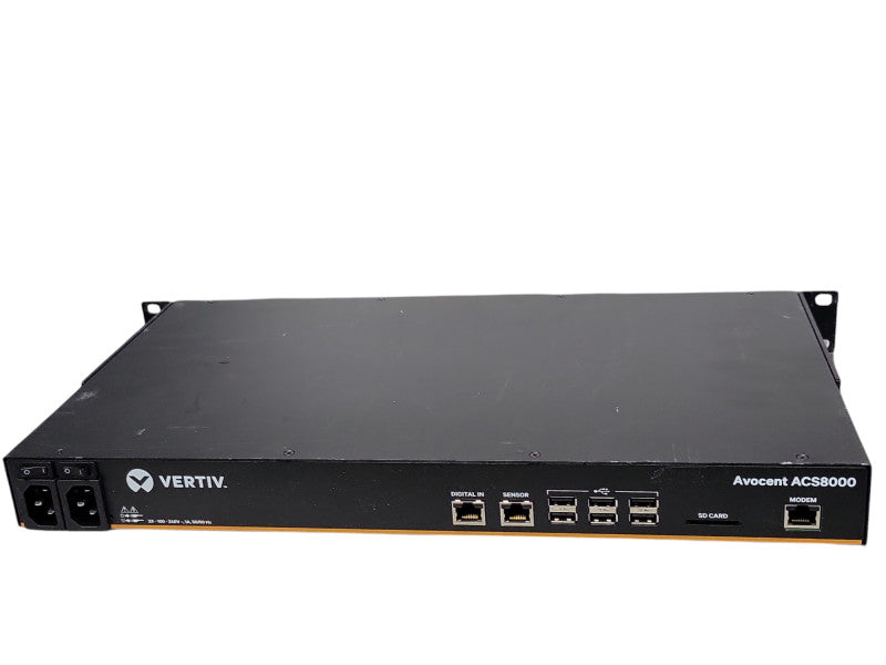 Avocent Vertiv ACS8000 48-Port Console Server Dual PSU, READ _