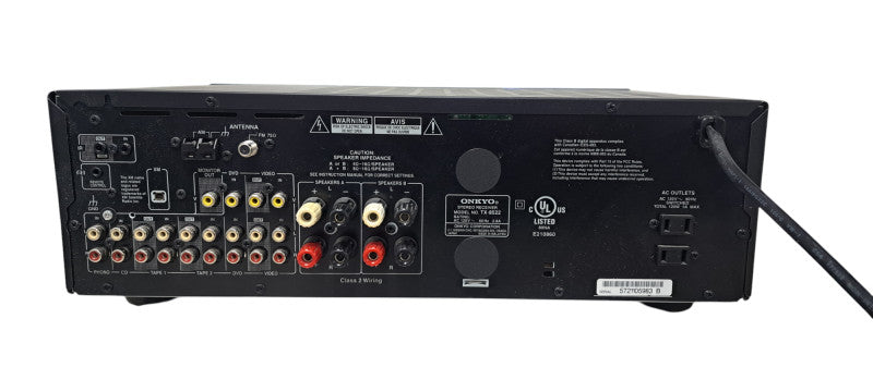Onkyo TX-8522 XM Satellite Radio Stereo Receiver