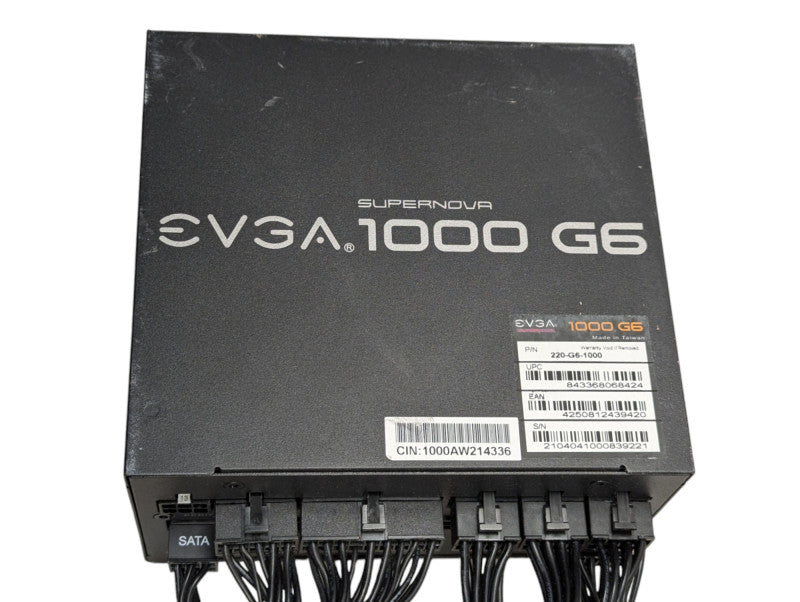 EVGA Supernova G6 1000W Fully Modular Power Supply 220-G6-1000 -