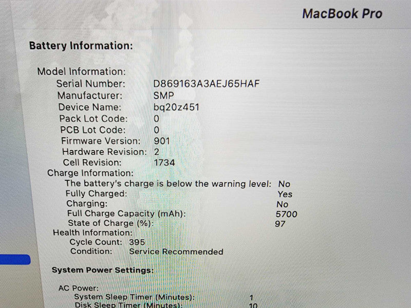 Apple Macbook Pro 2019 15" 8-Core i9-9880H @ 2.3GHz 32GB DDR4 1TB SSD Radeon Pro Vega 20 4GB (