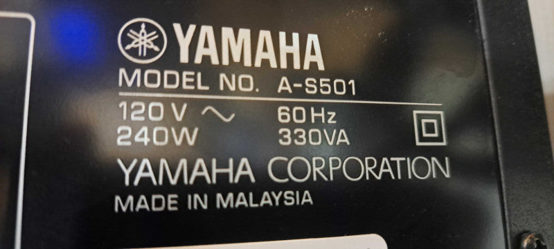 YAMAHA A-S501 INTEGRATED AMPLIFIER | A-S501 BLACK