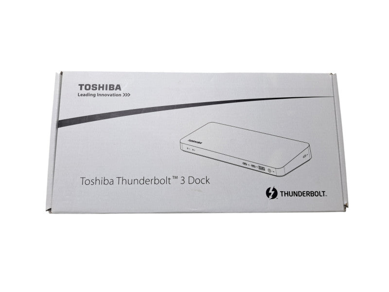 Toshiba Thunderbolt 3 Docking Station - PA5281U-2PRP w/ Power Adapter & Cable Q