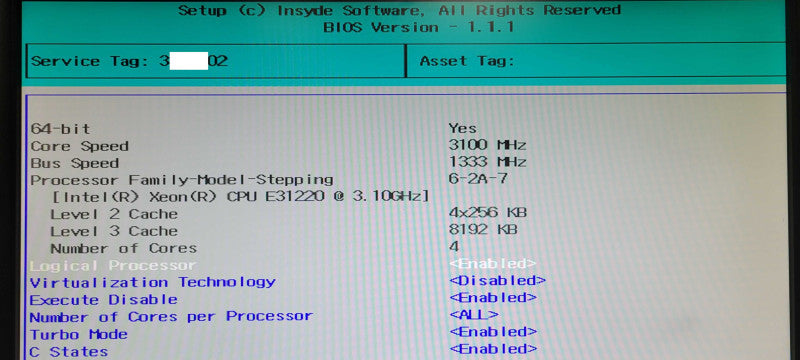 Dell PowerEdge R210 II, Xeon E3-1220 3.10GHz, 8GB RAM, No HDD _