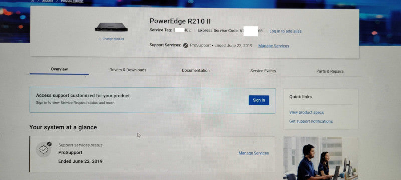Dell PowerEdge R210 II, Xeon E3-1220 3.10GHz, 8GB RAM, No HDD _