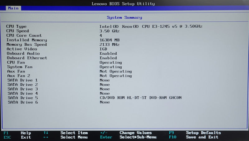 Lenovo ThinkStation P310 | Xeon E3-1245 v5 | 16GB DDR4 | No HDD/No GPU Q