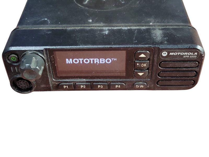 Motorola XPR5550 AAM28QNN9KA1AN mobile radio, SEE DETAIL Q_
