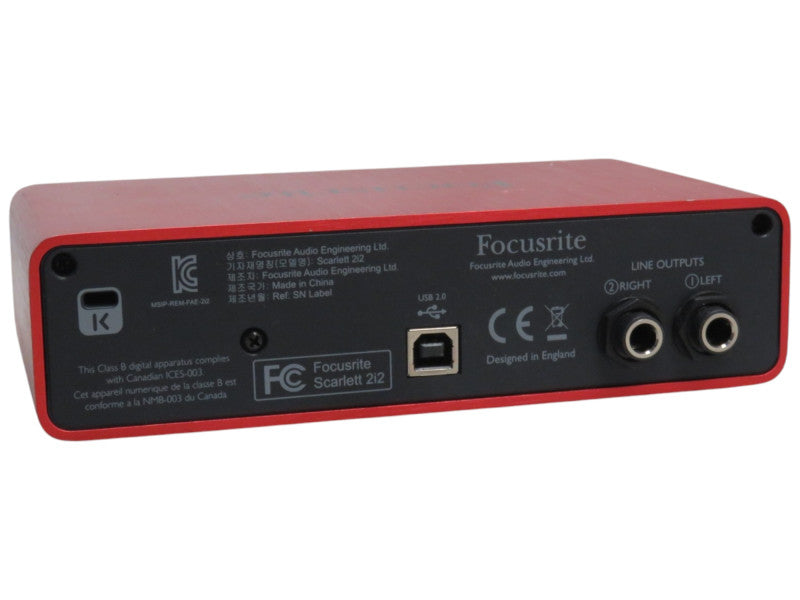 Focusrite Scarlett 2i2 USB Audio Interface  -