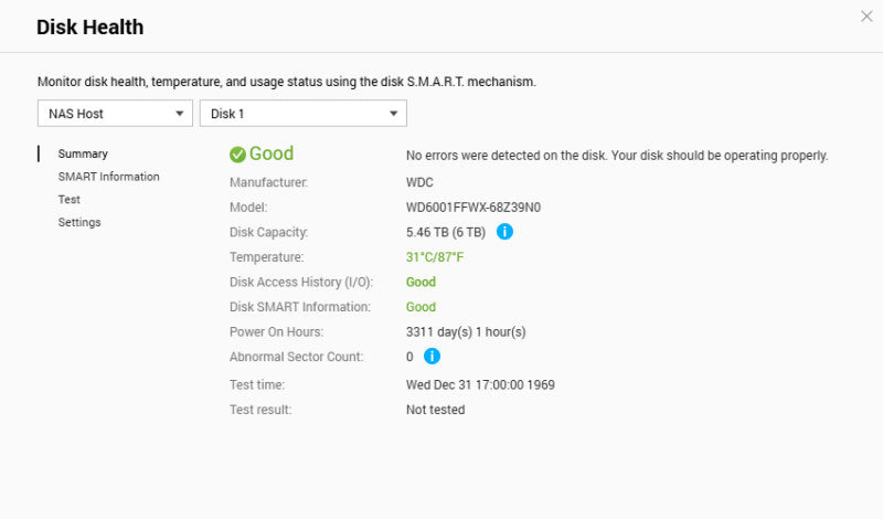 QNAP TS-231P 2-Bay NAS, 12TB (2x 6TB 3.5" HDDs), No PWR