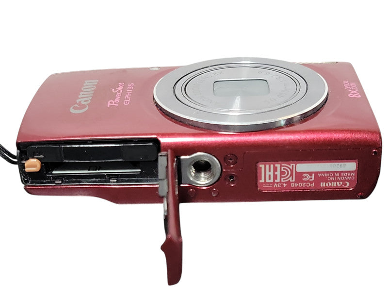 Canon PowerShot ELPH 135 16MP 8x Optical Zoom Digital Camera PC2048, READ _