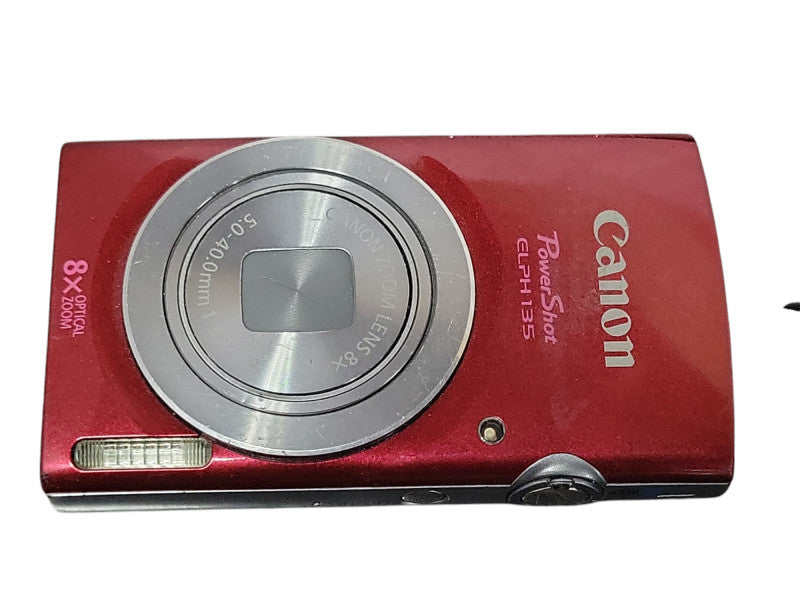 Canon PowerShot ELPH 135 16MP 8x Optical Zoom Digital Camera PC2048, READ _