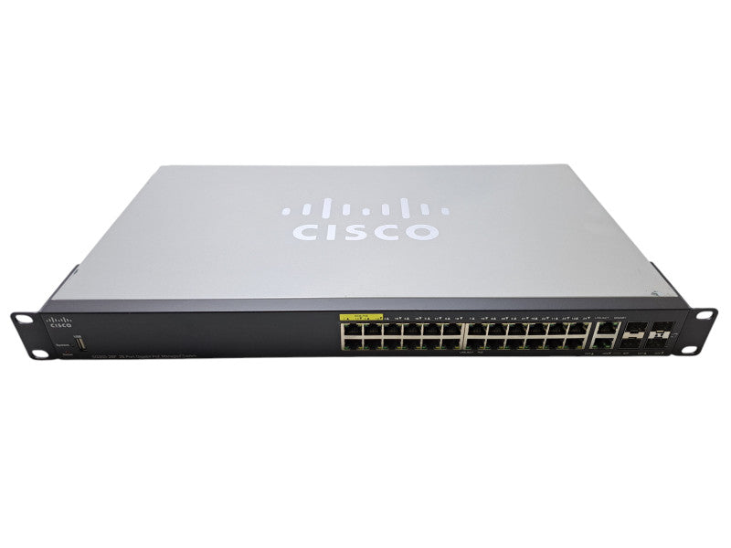 Cisco SG350-28P-K9 V04 | 28-Port Gigabit PoE Managed Switch | 4x SFP