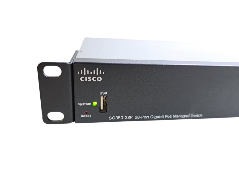 Cisco SG350-28P-K9 V04 | 28-Port Gigabit PoE Managed Switch | 4x SFP