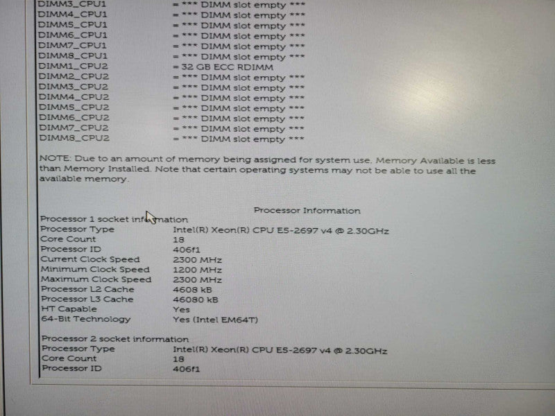 Dell Precision T7910, 2x Xeon E5-2697 v4 2.3GHz 32GB DDR4 Quadro K4200 !