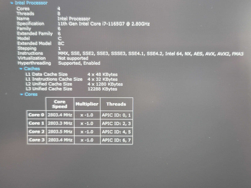 Lenovo ThinkBook 13s G2 ITL| i7-1165G7| 16GB RAM| 512GB NVMe  Qβ Lap200