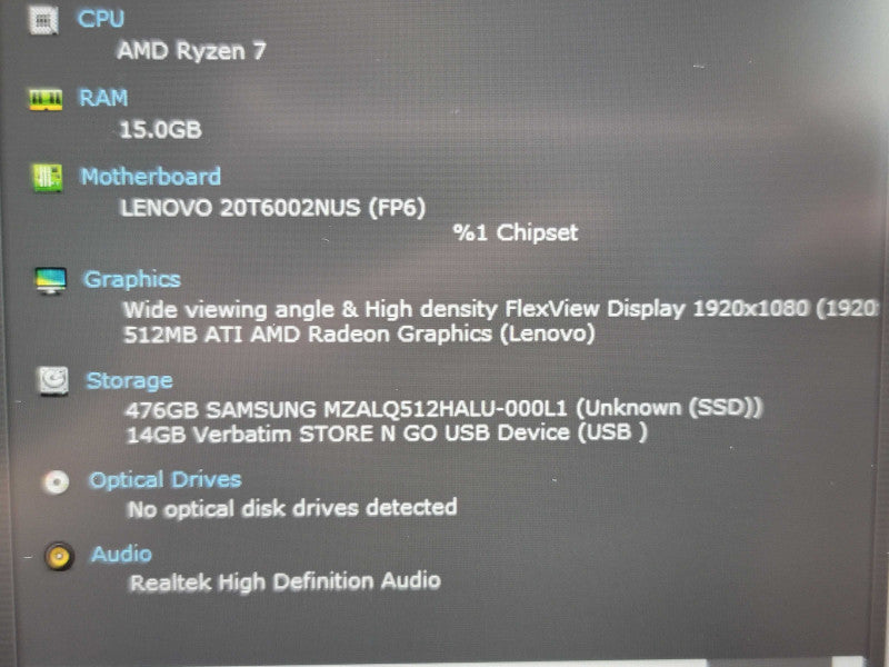 Lenovo ThinkPad E14 Gen 2| Ryzen 7 4700u| 16GB RAM| 512GB SSD  β Lap200