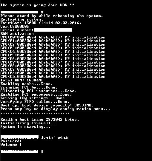 Fortinet FG-1500D Fortigate-1500D Next Generation Security Appliance Firewall