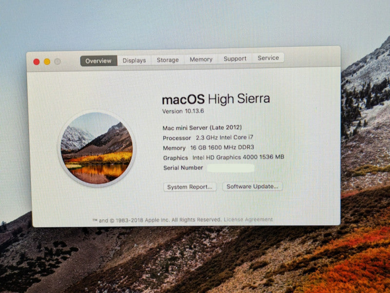Apple Mac mini A1347 Late 2012 Intel Core i7-3720QM 16GB RAM Please READ  -