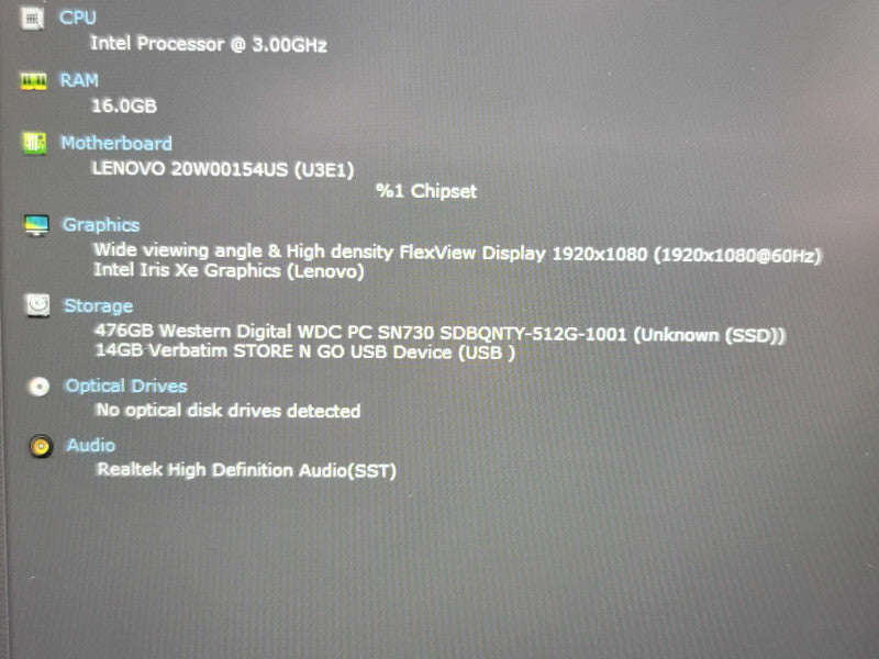 Lenovo ThinkPad T14 Gen 2| i7-1185G7| 16GB DDR4| 512GB SSD  β Lap200