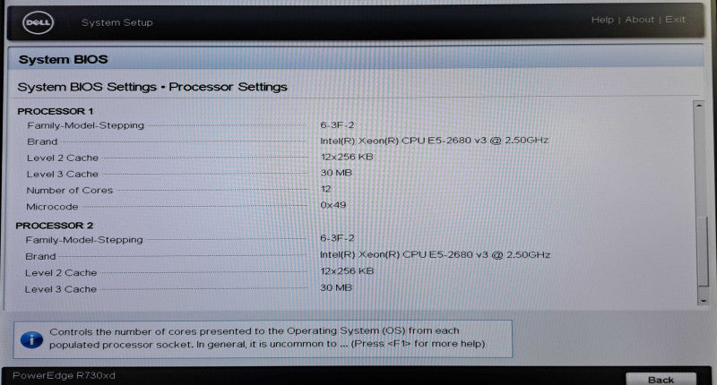 Dell R730xd 2U 26x 2.5"| 2x Xeon E5-2680 v3 @2.5GHz 12C, 64GB DDR4, H730 Mini