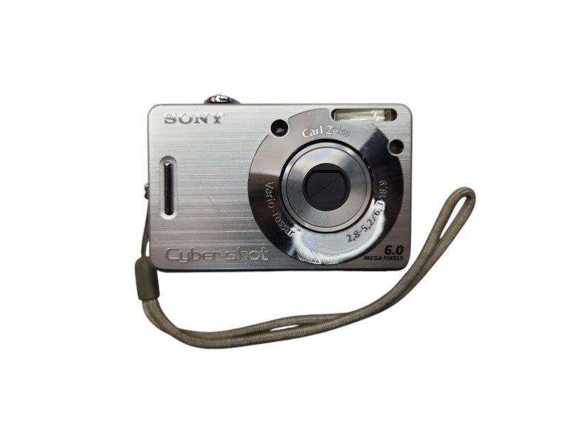 Sony Cyber-shot DSC-W50 6.0MP Digital Camera w/ Bag