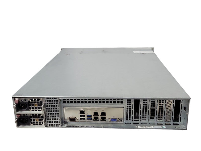 Supermicro X10DRi-T4+, 2x Xeon E5-2630v3 2.4GHz, 64GB RAM, AVAGO 3108, 2x PSU _