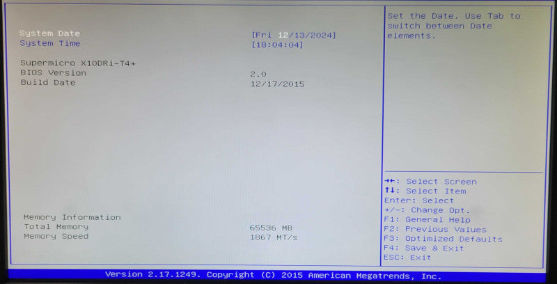 Supermicro X10DRi-T4+, 2x Xeon E5-2630v3 2.4GHz, 64GB RAM, AVAGO 3108, 2x PSU _