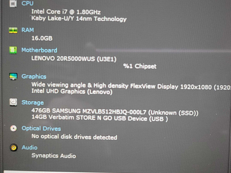 Lenovo ThinkPad L13 Yoga | i7-10510U| 16GB RAM | 512GB SSD |TOUCH /FLIP β Lap200