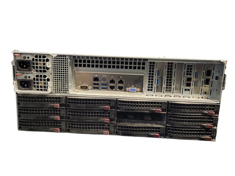 Supermicro 4U 36 Bay X10DRi-T4+ 2x E5-2630 v3 64GB DDR4 29x 8TB HDD 2x PSU $