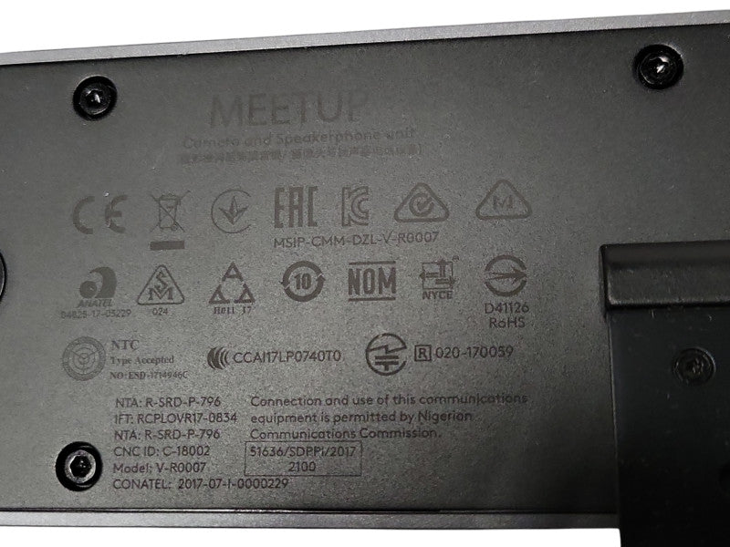 Logitech V-R0007 MeetUp HD Video & Audio Conferencing System _