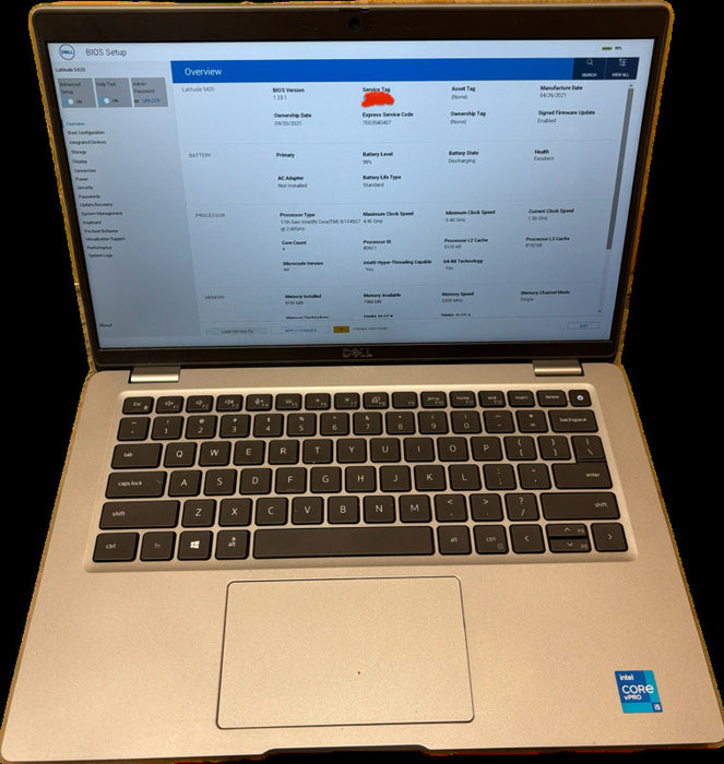 Dell Latitude 5420 i5-1145G7 8GB RAM BIOS Locked For Parts/Repair READ!  Lap200