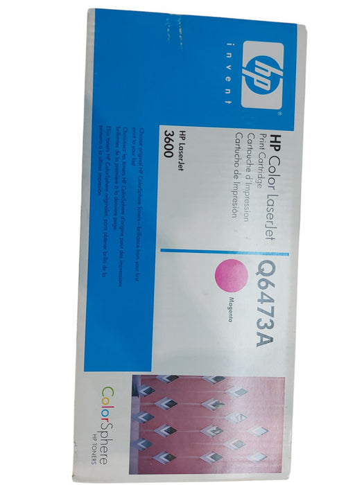 Brand New HP Q6473A Color LaserJet 3600 Magenta Print Cartridge