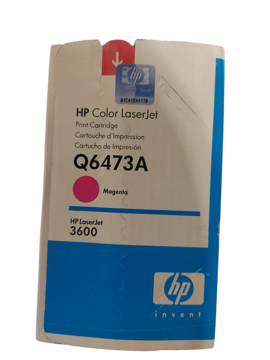 Brand New HP Q6473A Color LaserJet 3600 Magenta Print Cartridge