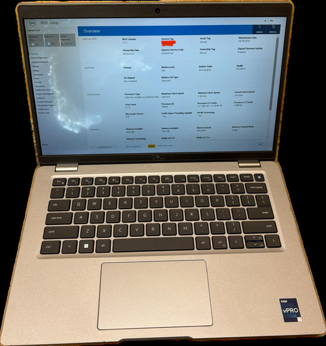 Dell Latitude 5430 i5-1245U BIOS Locked Damaged LCD For Parts/Repair READ!  Lap200