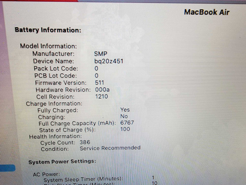 Apple Macbook Air 2015 13" 2-Core i5-5250U @ 1.6GHz 8GB DDR3 500GB SSD (