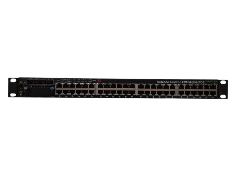 Brocade FCX648S-HPOE 48 Port Gigabit PoE Network Switch