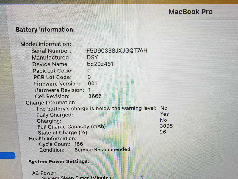 Apple Macbook Pro 2017 13" 2-Core i7-7660U @ 2.5GHz 16GB DDR3 250GB SSD (