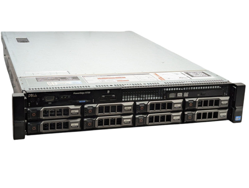 DELL PowerEdge R720 2x Intel Xeon E5-2650 0 @ 2.00Ghz 128GB RAM H710P mini  -