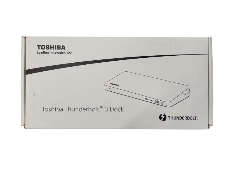 NEW OPEN Toshiba PA5281U-1PRP Thunderbolt 3 Dock USB 3.0 HDMI Docking Station