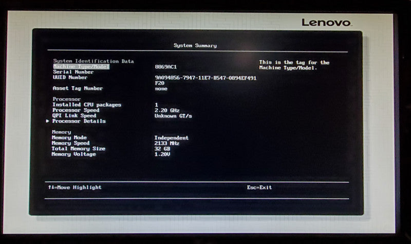 Lenovo System X3550 M5 | 1x Xeon E5-2630 v4 | 32GB DDR4 | No HDD | M5210