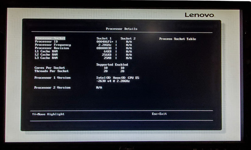 Lenovo System X3550 M5 | 1x Xeon E5-2630 v4 | 32GB DDR4 | No HDD | M5210