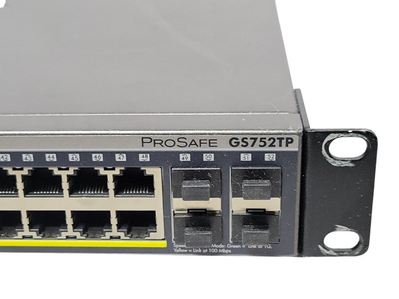 NetGear GS752TP ProSafe 48-Port Gigabit Smart Switch with PoE and 4x SFP Port _