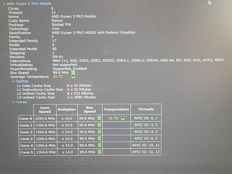Lenovo ThinkPad T14s | Ryzen 5 4650U| 8GB RAM| 256GB SSD READ β Lap200