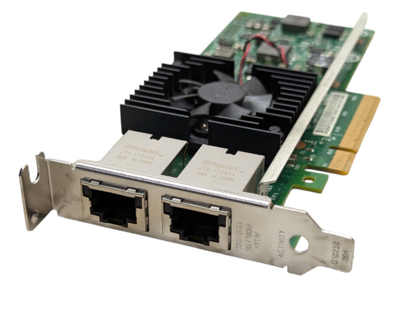3DFV8 Dell Intel X540-T2 10gb Dual Port Low Profile Network Card -