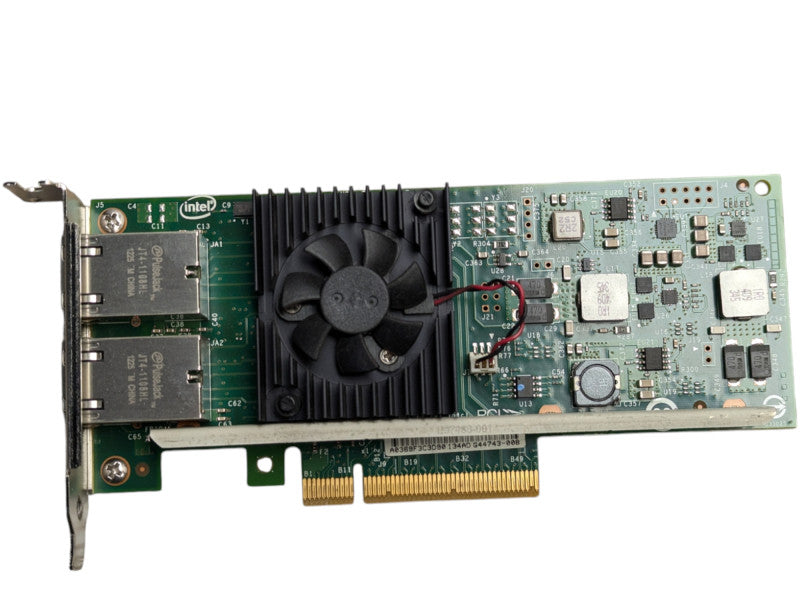 3DFV8 Dell Intel X540-T2 10gb Dual Port Low Profile Network Card -