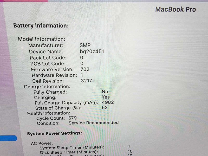 Apple Macbook Pro Retina 2015 13" 2-Core i5-5257U @ 2.7GHz 8GB DDR3 500GB SSD (