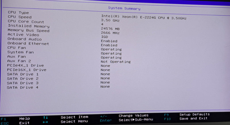 Lenovo ThinkSystem ST50 Tower Xeon E-2224G CPU| 24GB RAM| eSATA Controller