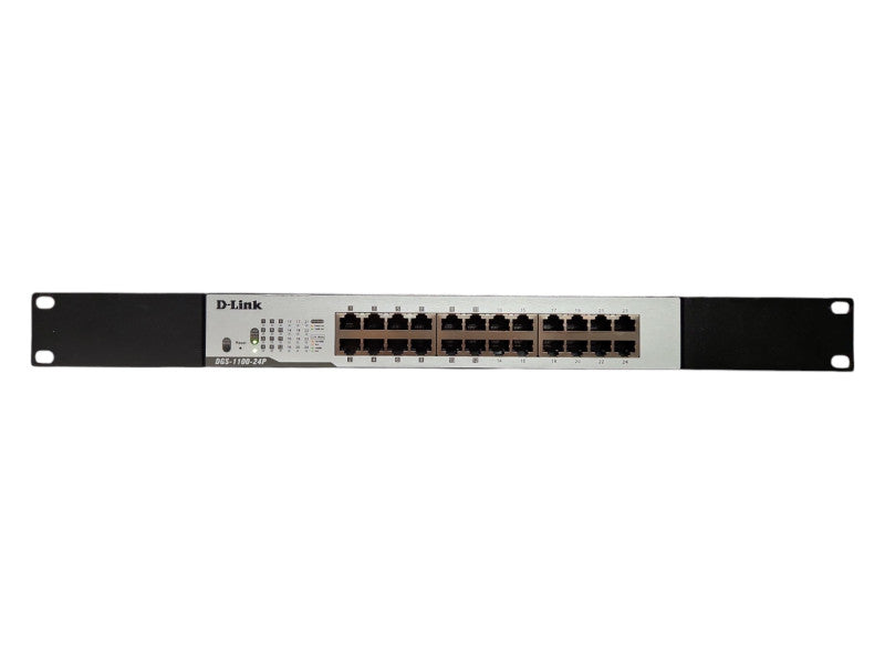 D-Link DGS-1100-24P 24-Port POE Networking Ethernet Switch Rack Mountable