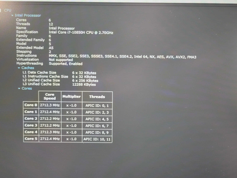 Dell Precision 3551| i7-10850H| 16GB DDR4| Quadro P620| 512GB SSD | READ Qβ Lap200