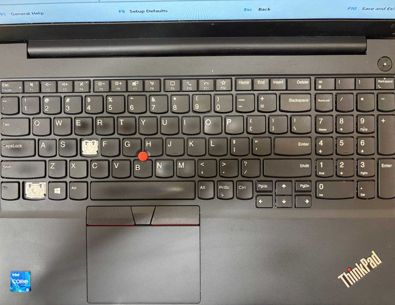 Lenovo ThinkPad E15 i5-1135G7 Missing Keys For Parts/Repair READ!  Lap200
